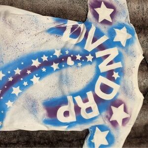 Blue and Purple Star Graphic Shirt